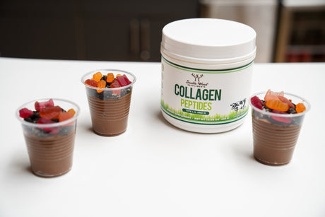 Collagen Chocolate “Dirt” Pudding Cups