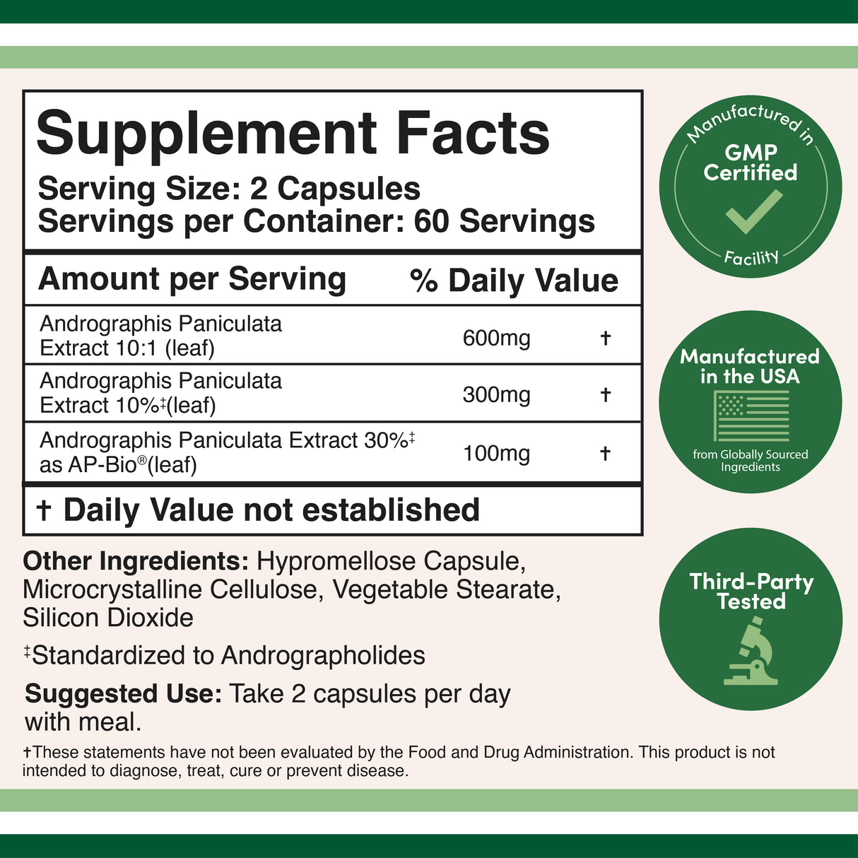 Andrographis Supplement