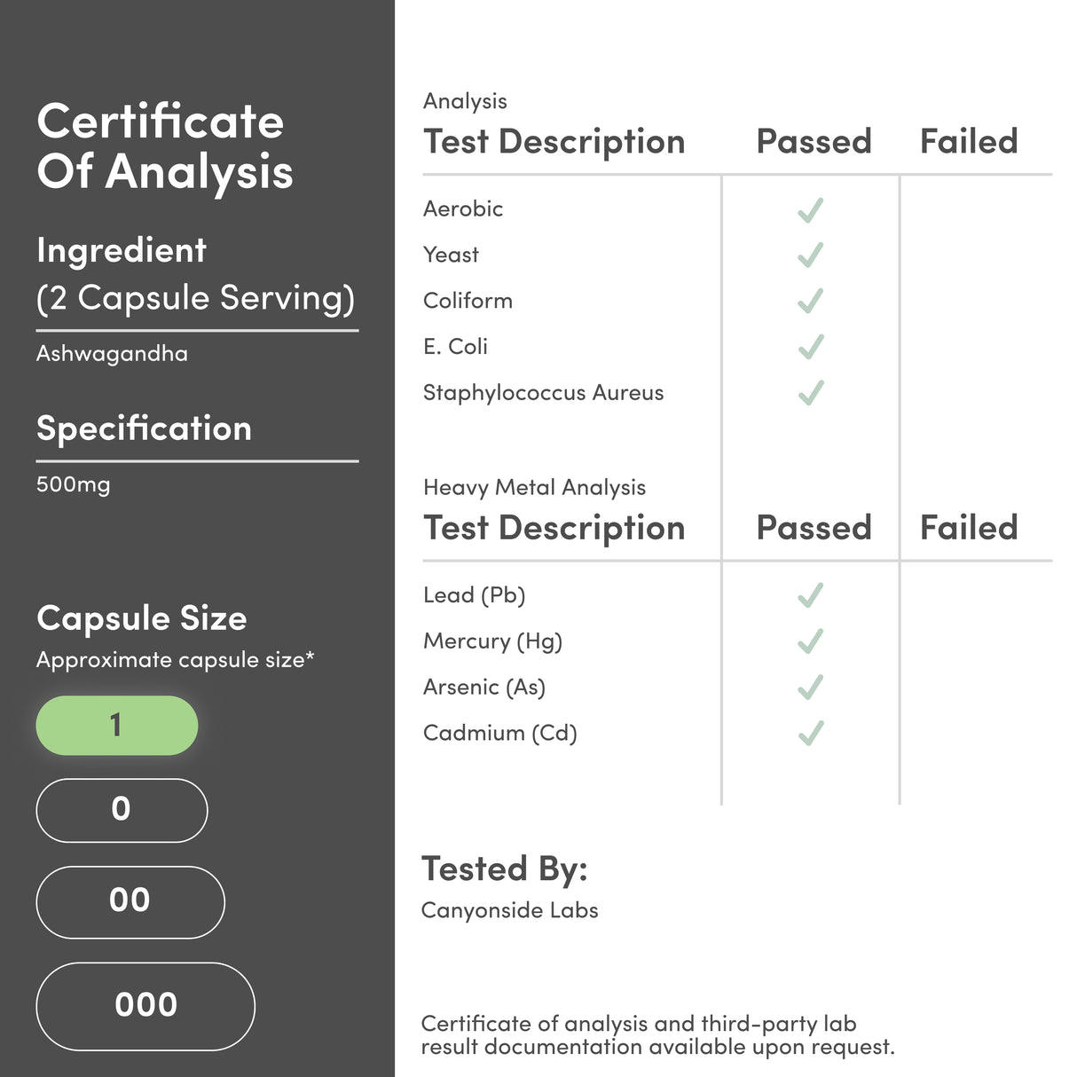 Ashwagandha Supplement