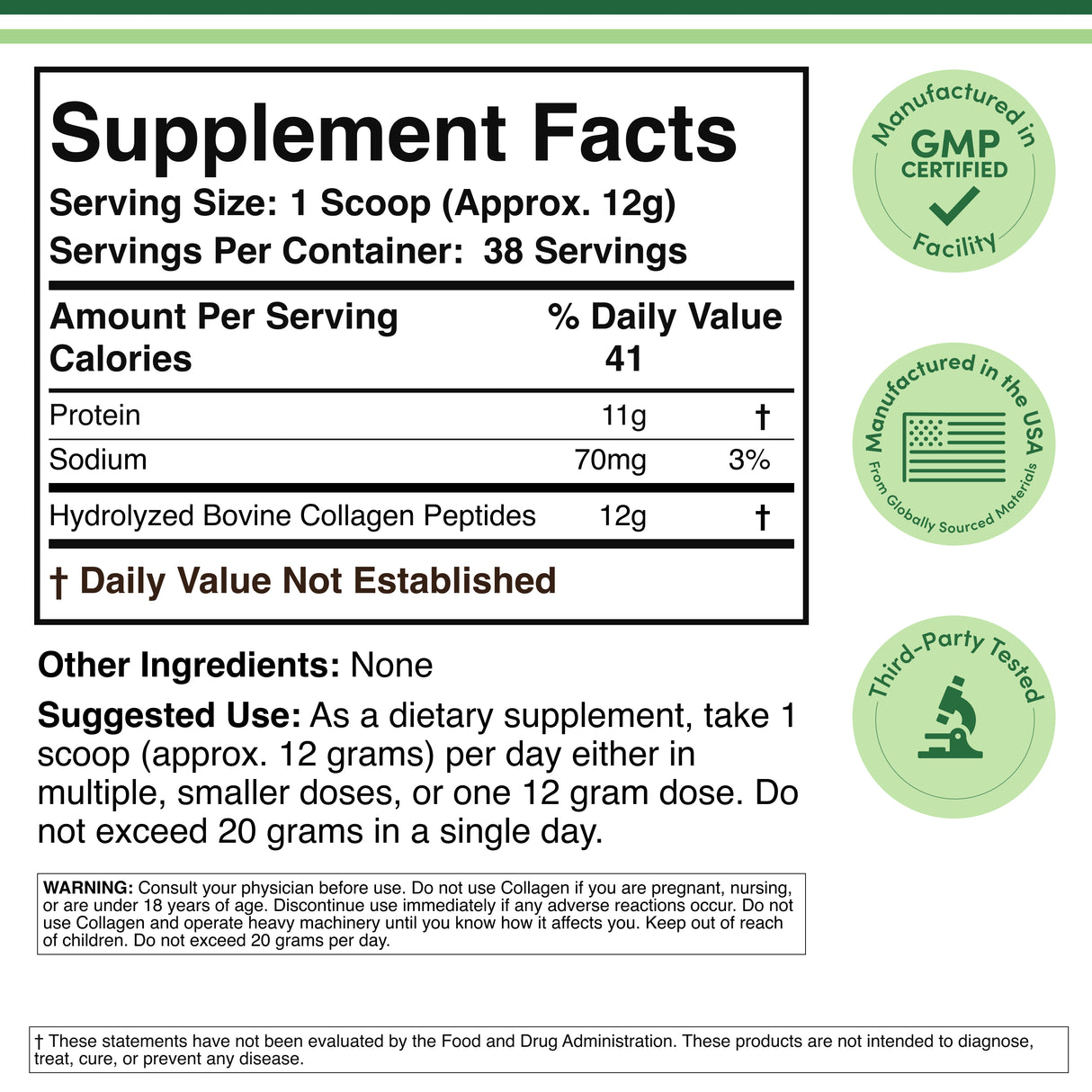 Collagen Peptides Powder