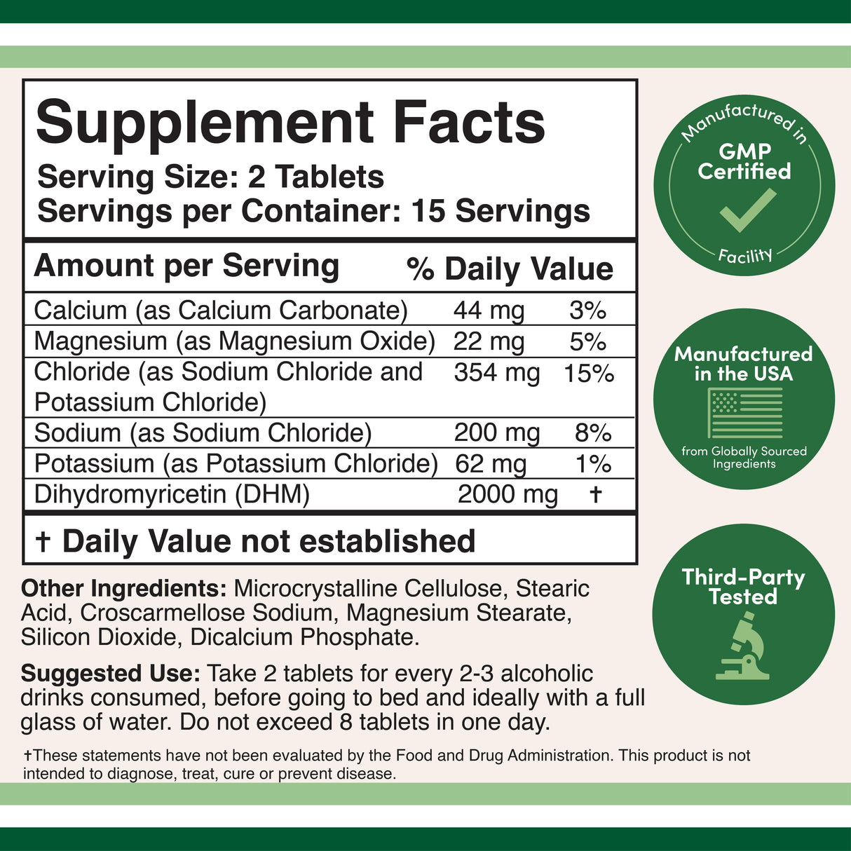 DHM 1000 Supplement