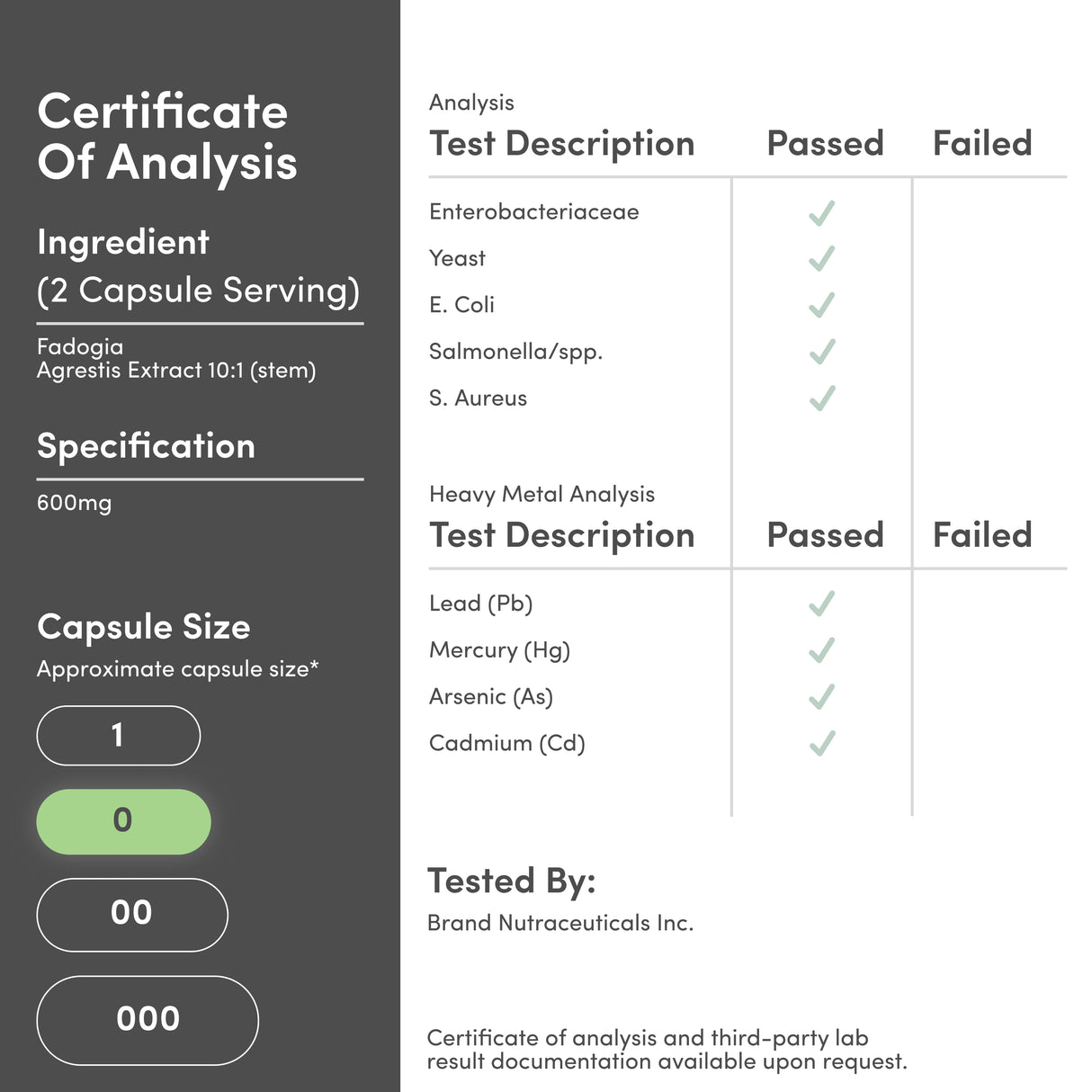 Fadogia Agrestis Supplement