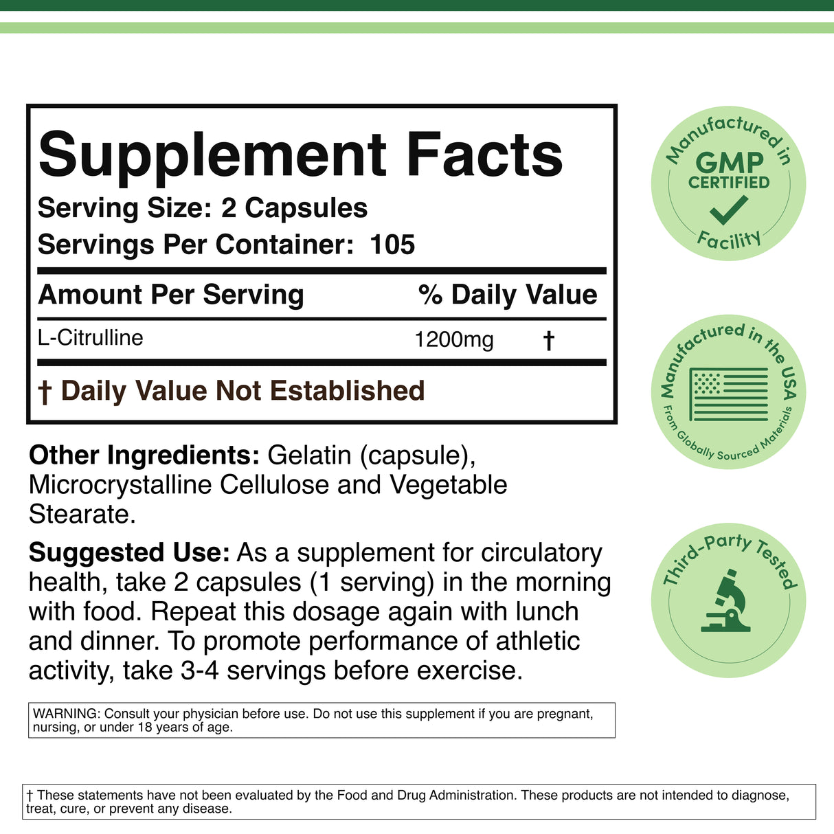 L-Citrulline Supplement