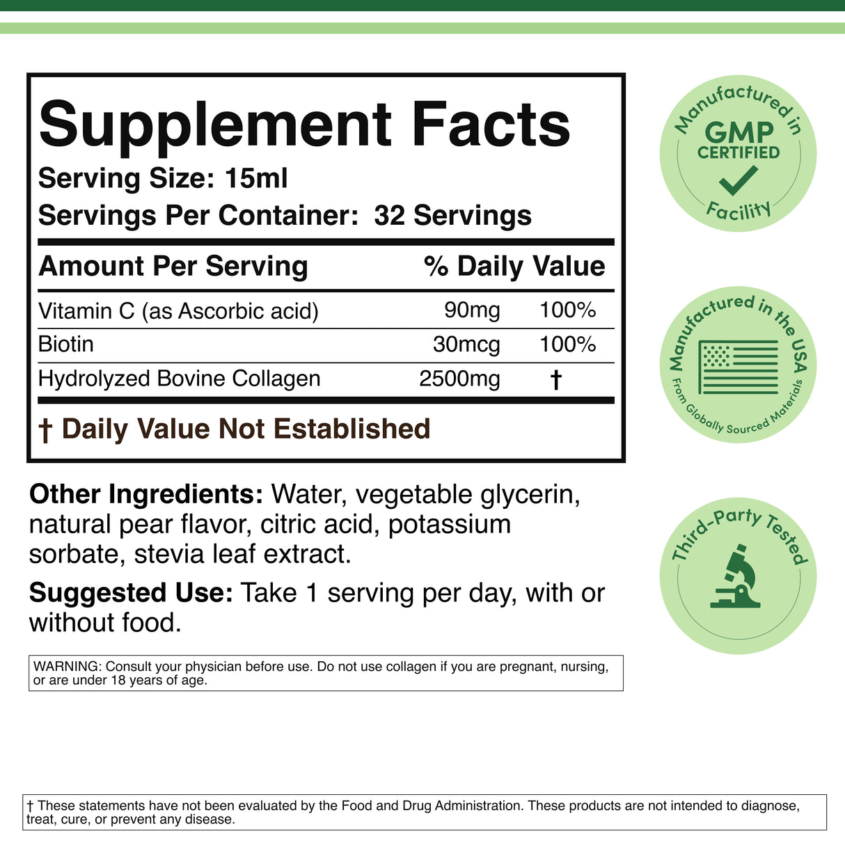 Liquid Collagen Supplement