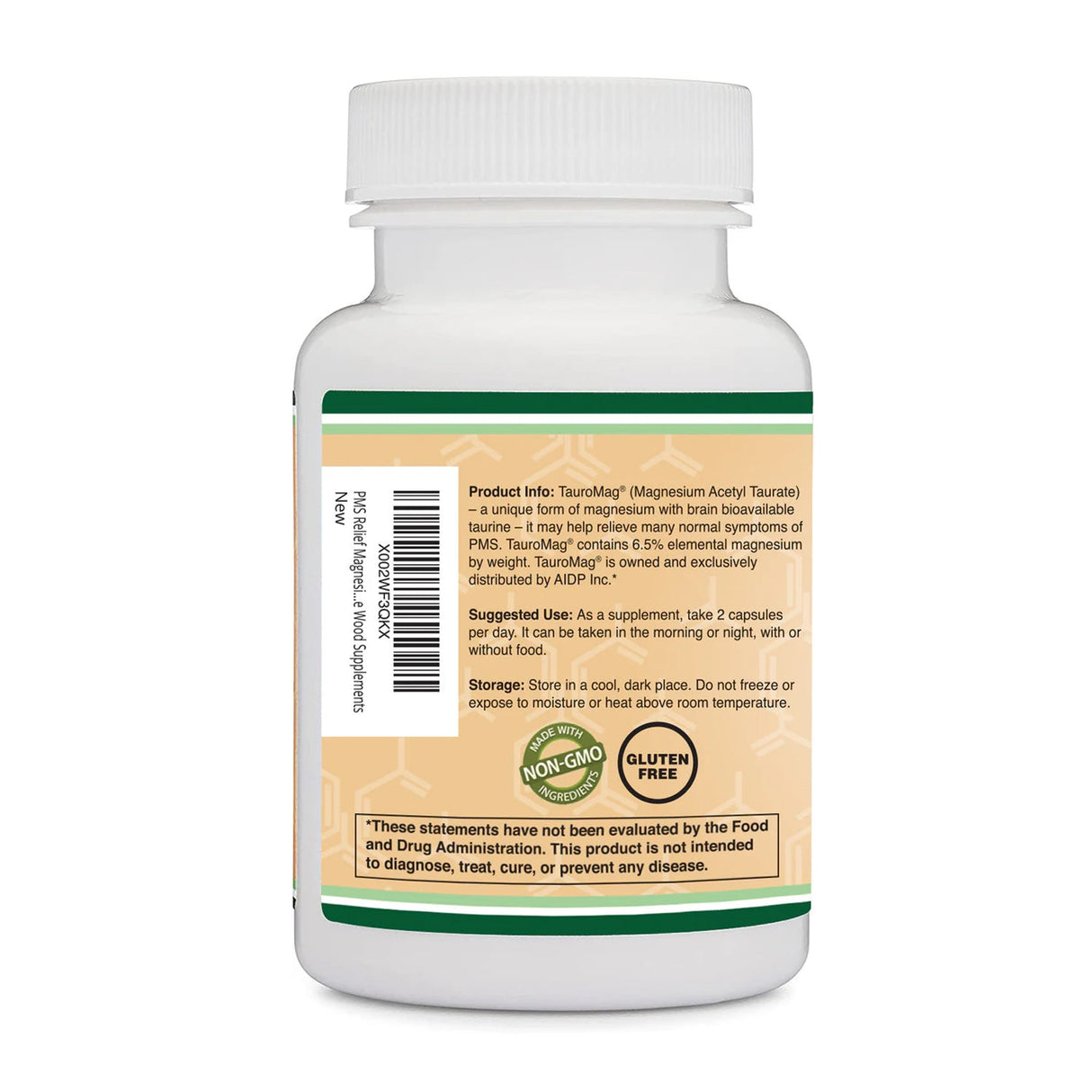 Magnesium Acetyl-Taurate Supplement