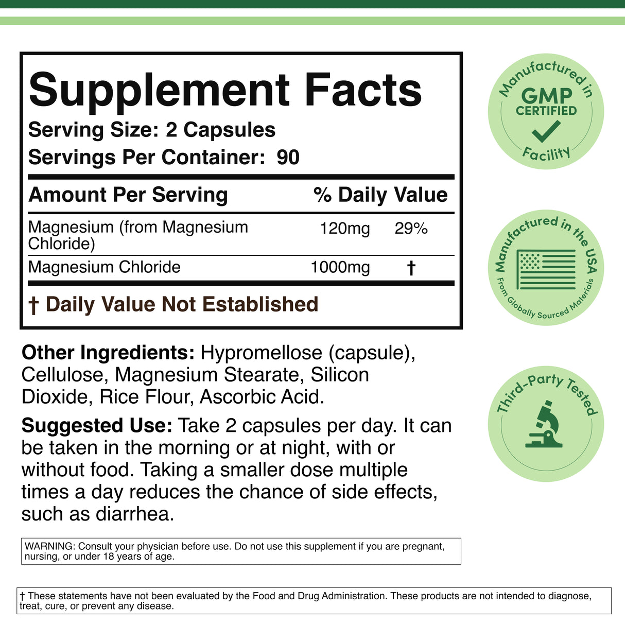 Magnesium Chloride Supplement