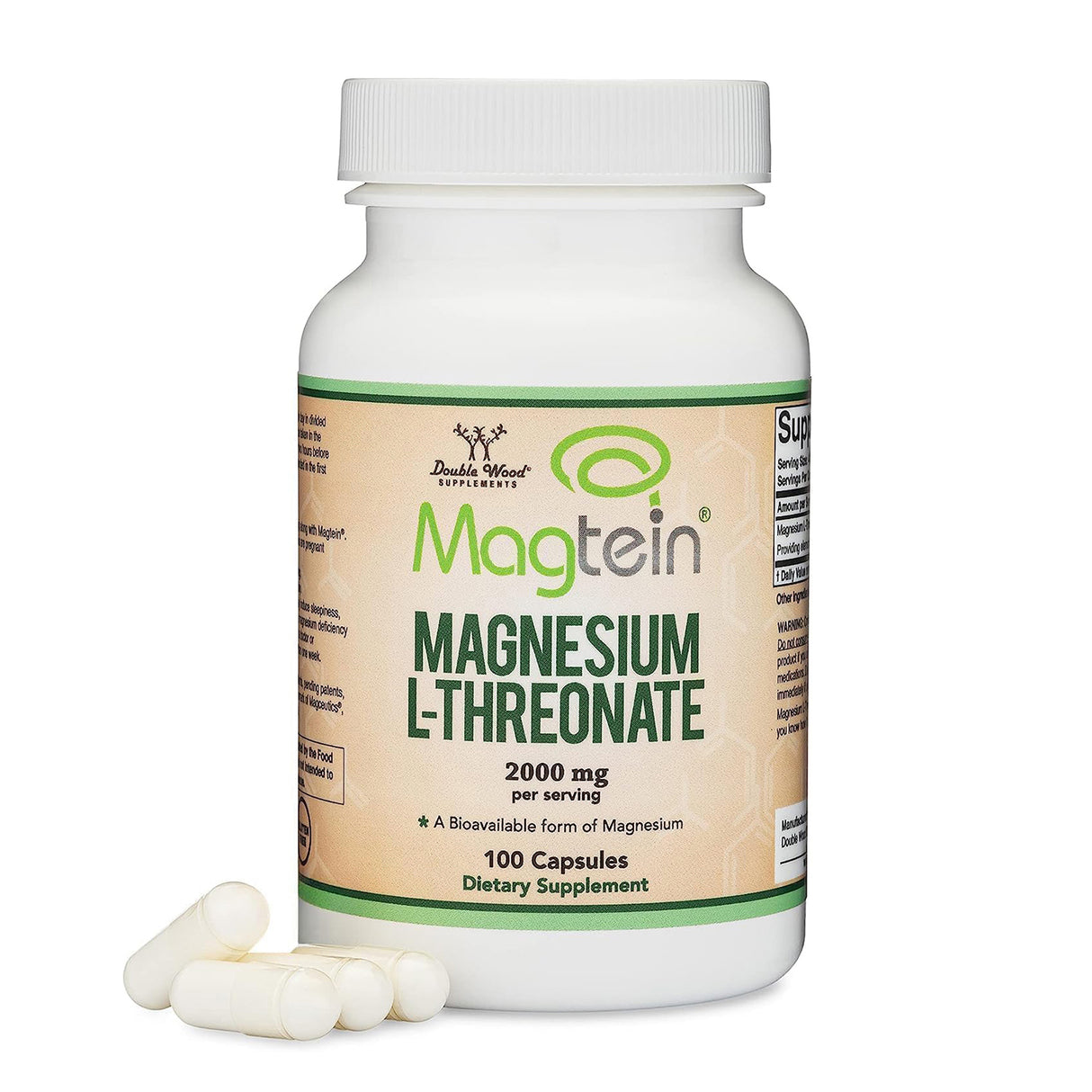 Magnesium L-Threonate (Magtein) Double Pack