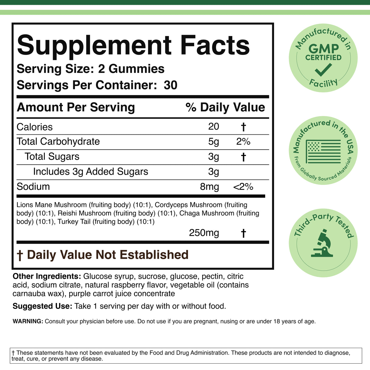 Mushroom Gummies Supplement