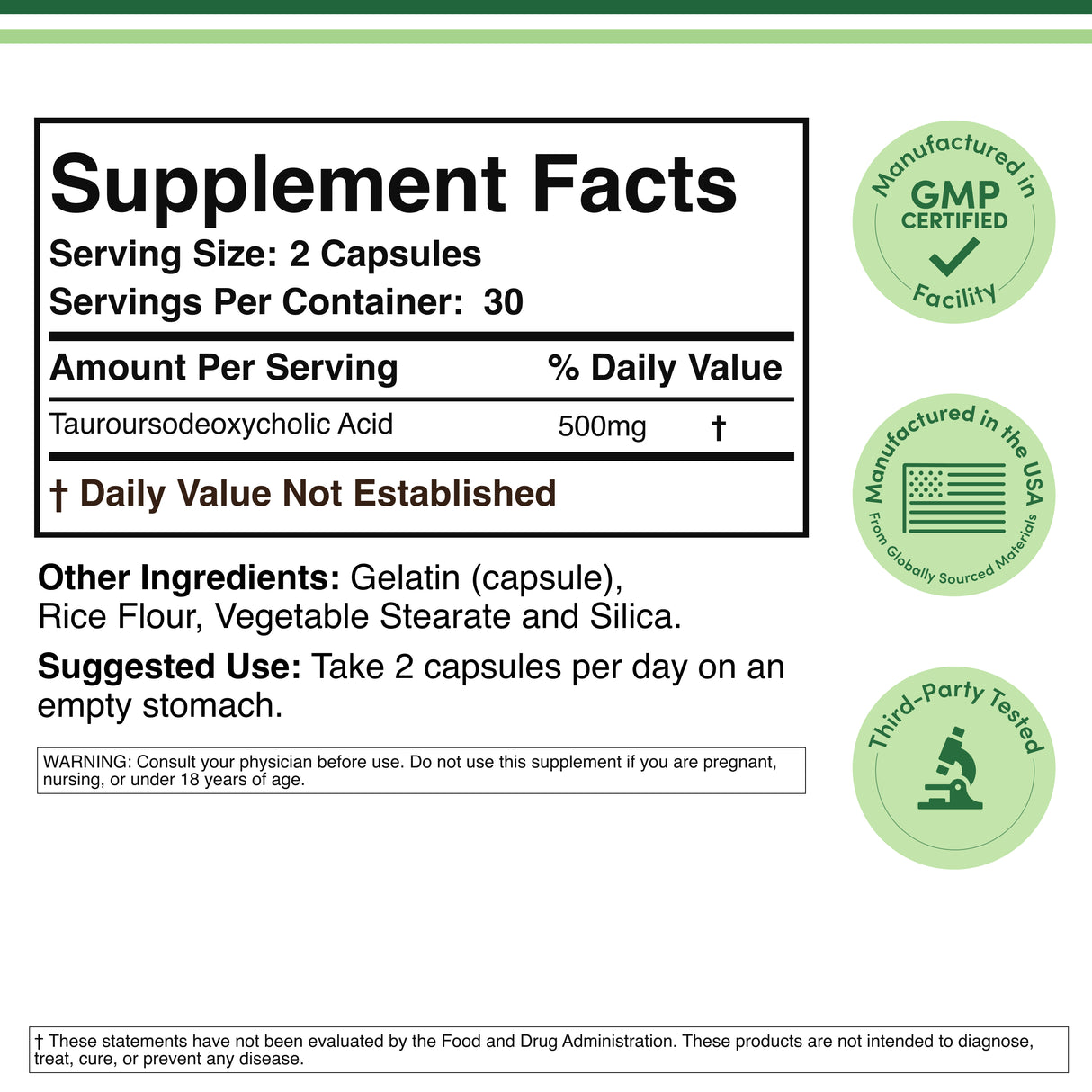 TUDCA Supplement