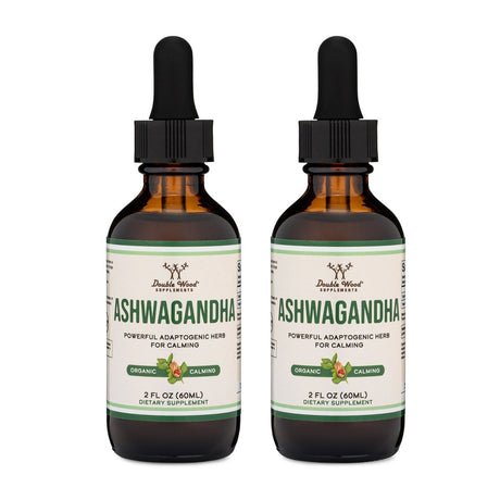 Ashwagandha Drops Double Pack - Double Wood Supplements