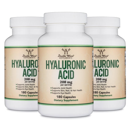 Hyaluronic Acid Triple Pack - Double Wood Supplements