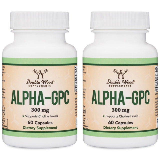 Alpha GPC Double Pack - Double Wood Supplements