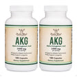 Alpha-Ketoglutaric Acid (AKG) Double Pack - Double Wood Supplements