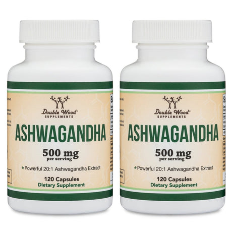 Ashwagandha Double Pack - Double Wood Supplements
