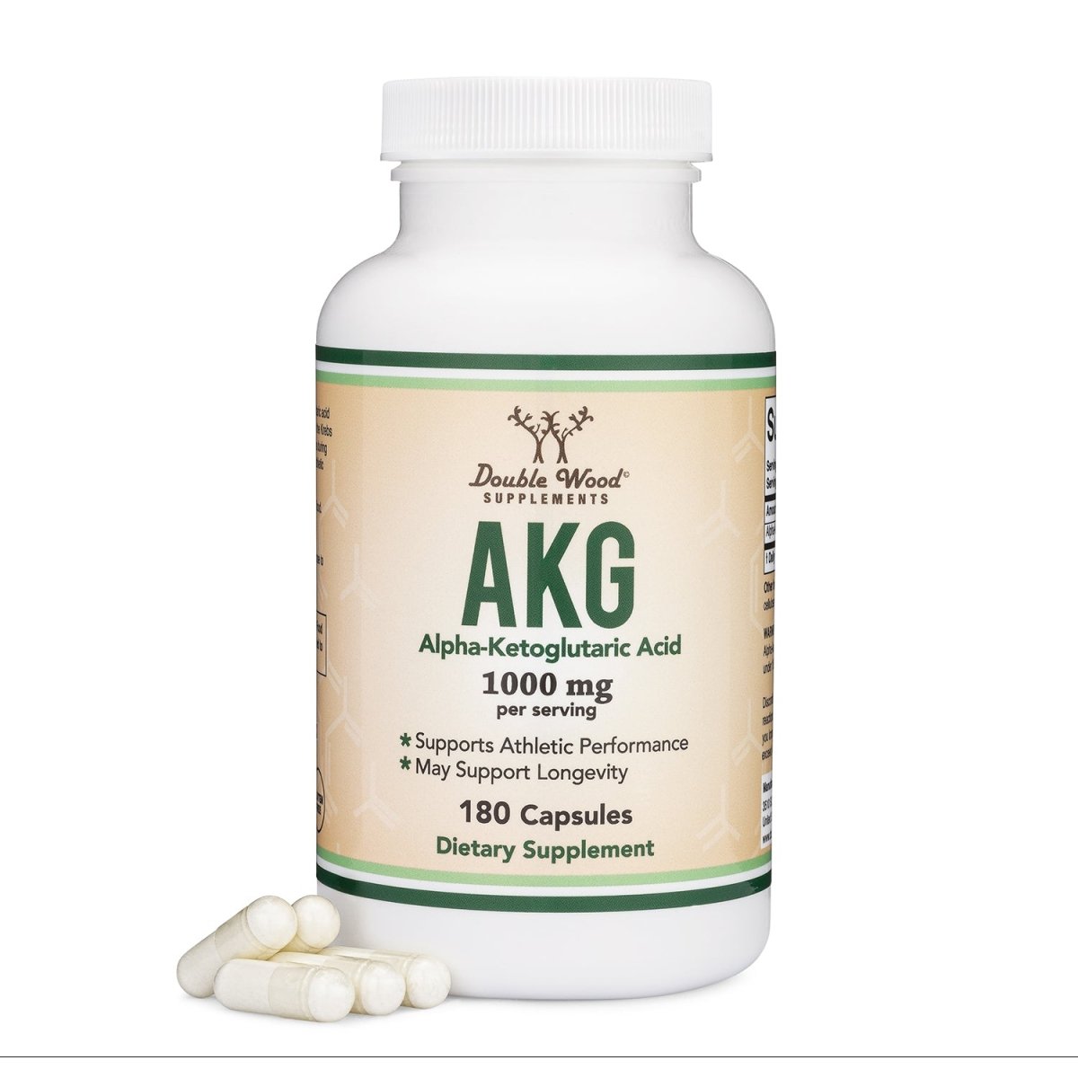 Alpha-Ketoglutaric Acid (AKG) Triple Pack - Double Wood Supplements