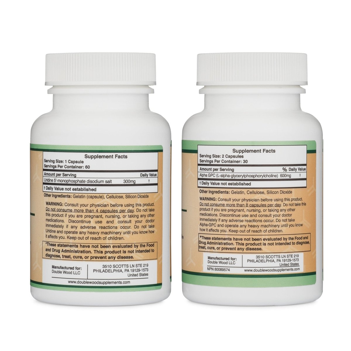 Alpha GPC + Uridine Bundle - Double Wood Supplements