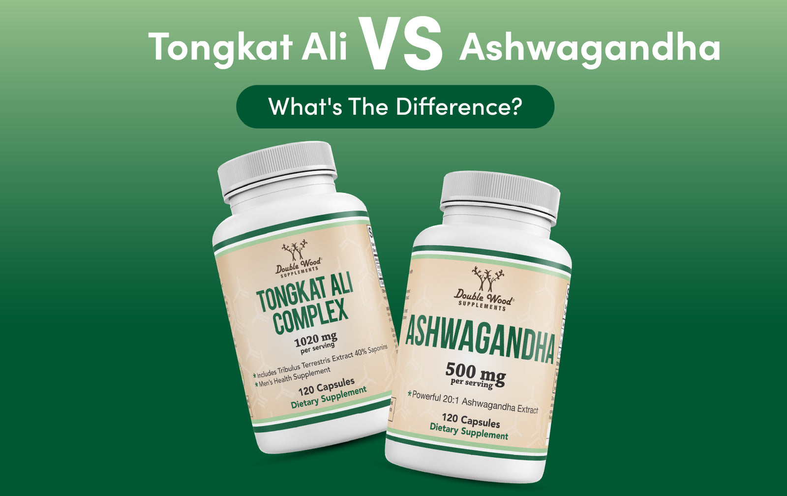 Tongkat Ali vs. Ashwagandha: What's the Difference?