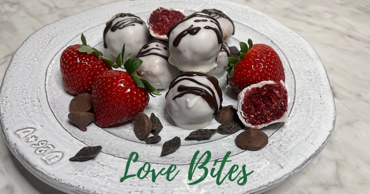 Love Bites: Strawberry Coconut Collagen Truffles - Double Wood Supplements