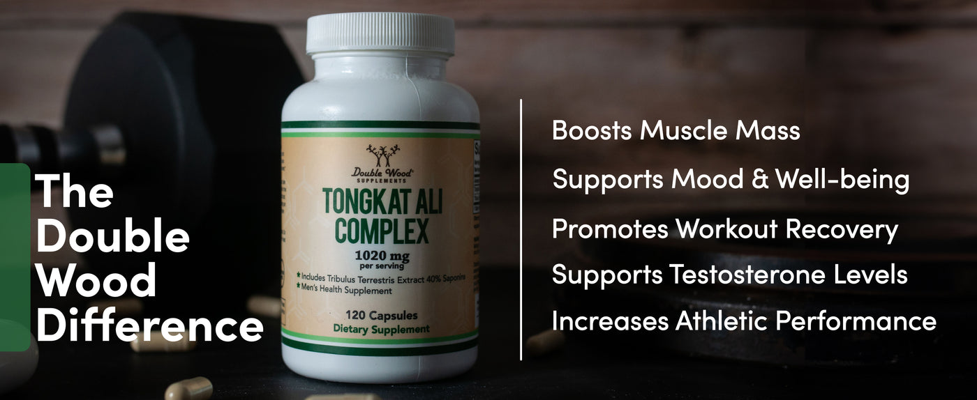  Tongkat Ali for Men 1020mg (120 Capsules) 200 to 1 Tongkat Ali  Extract (Eurycoma longifolia) with Tribulus Terrestris for Natural Men's  Health Support (Gluten Free and Non GMO) Full 30 Day