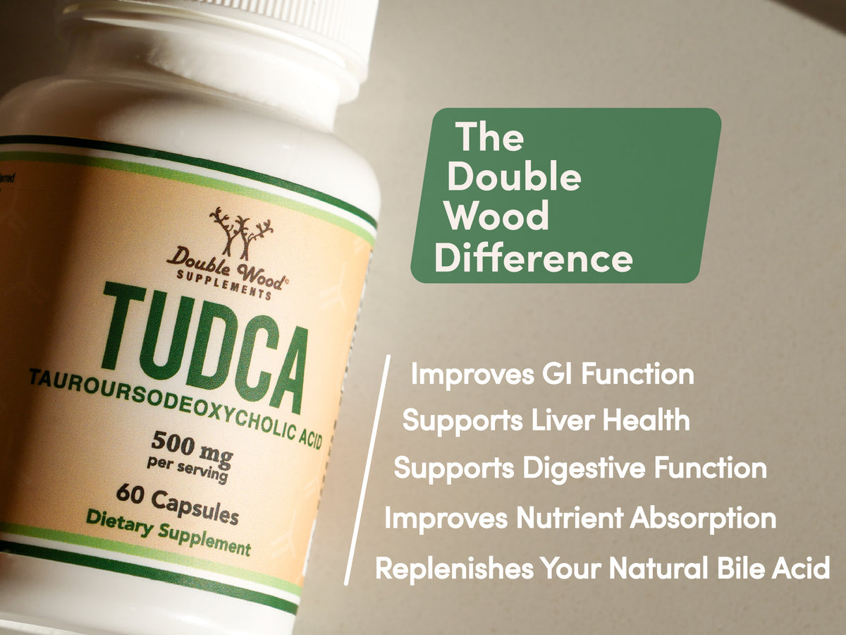 Tauroursodeoxycholic Acid (TUDCA) Supplement | Double Wood Supplements