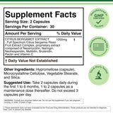 Citrus Bergamot Extract Supplement