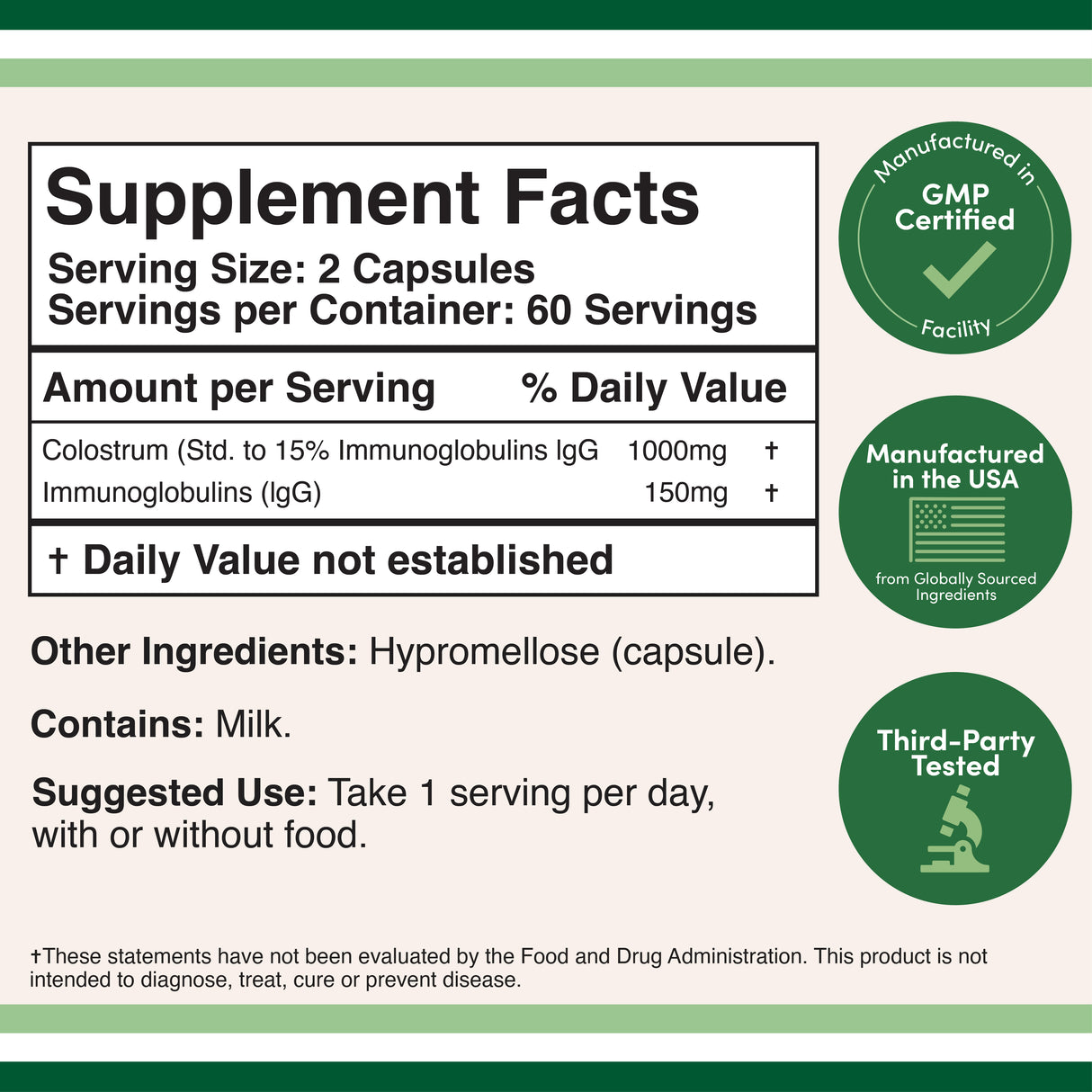 Colostrum Supplement