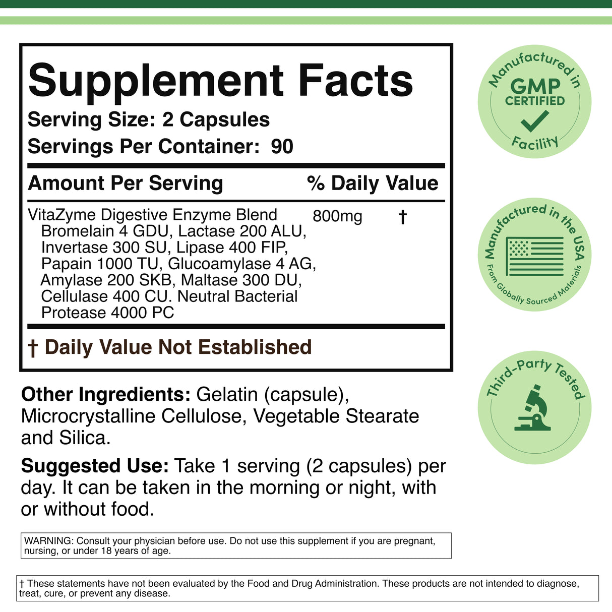 Liquid Chlorophyll & Digestive Enzymes Stack