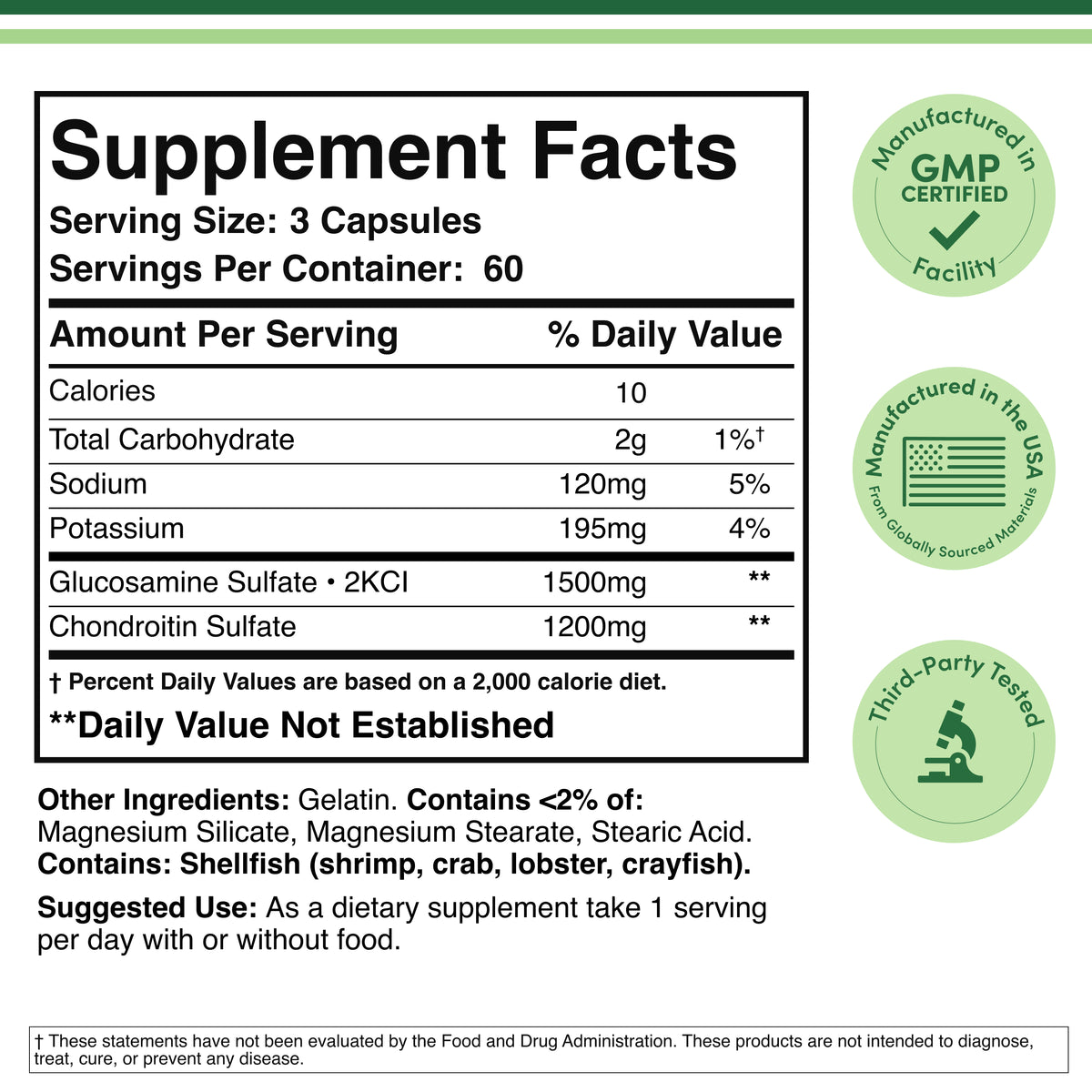 Glucosamine Chondroitin Supplement