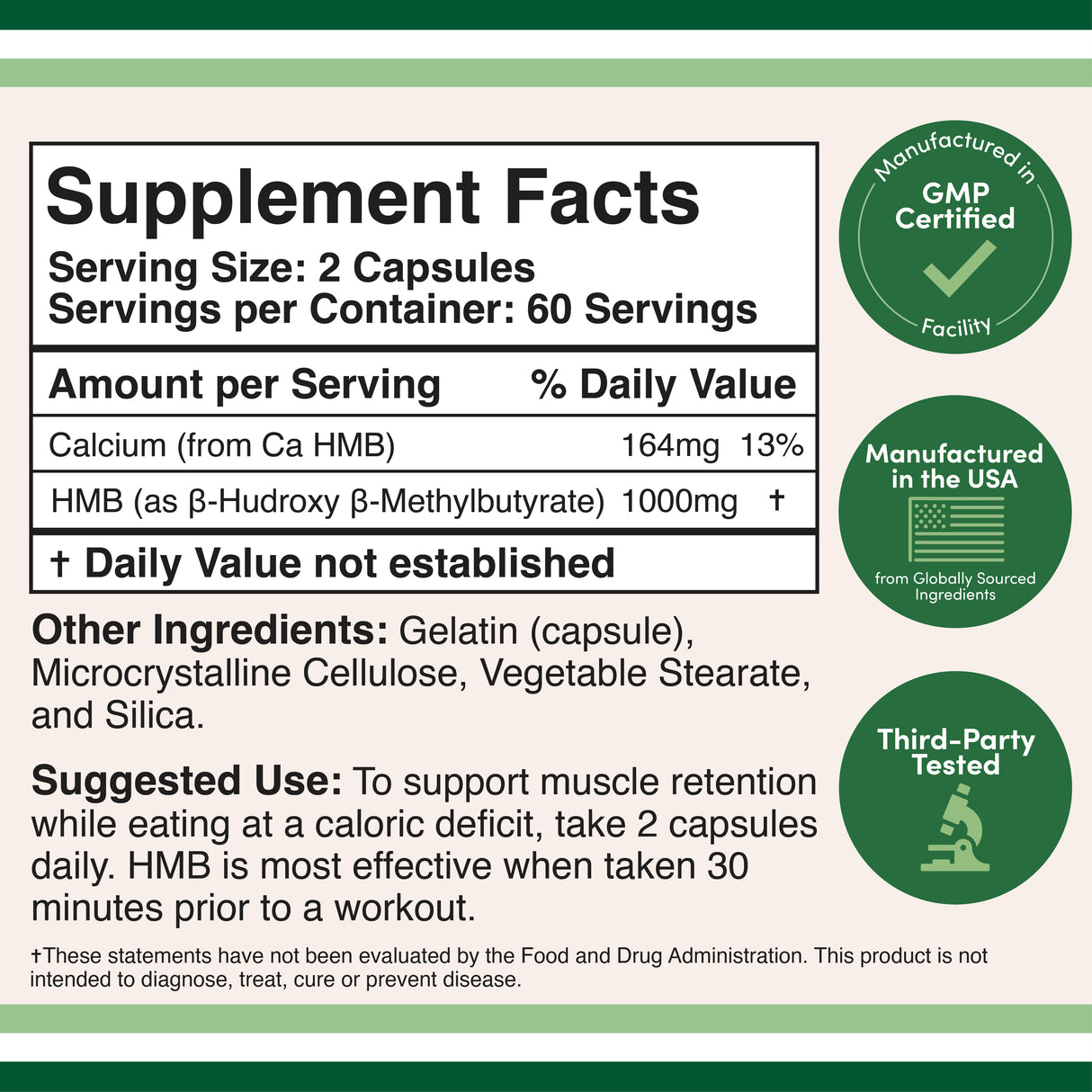 HMB Supplement