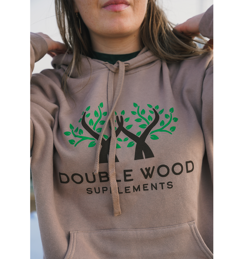 Double Wood Sponge Fleece Hoodie