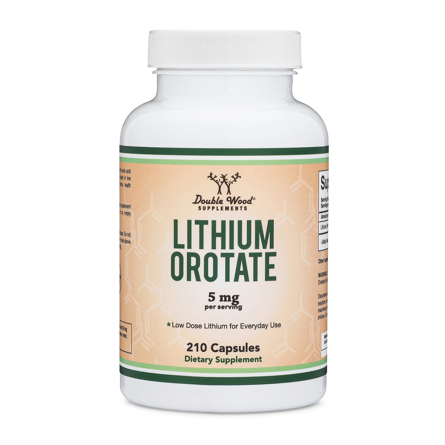 lithium and glutathione Frontiers resistant capsule contains 100 mg of S Lithium Orotate