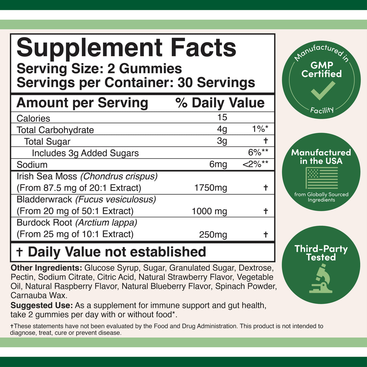 Irish Sea Moss Gummies