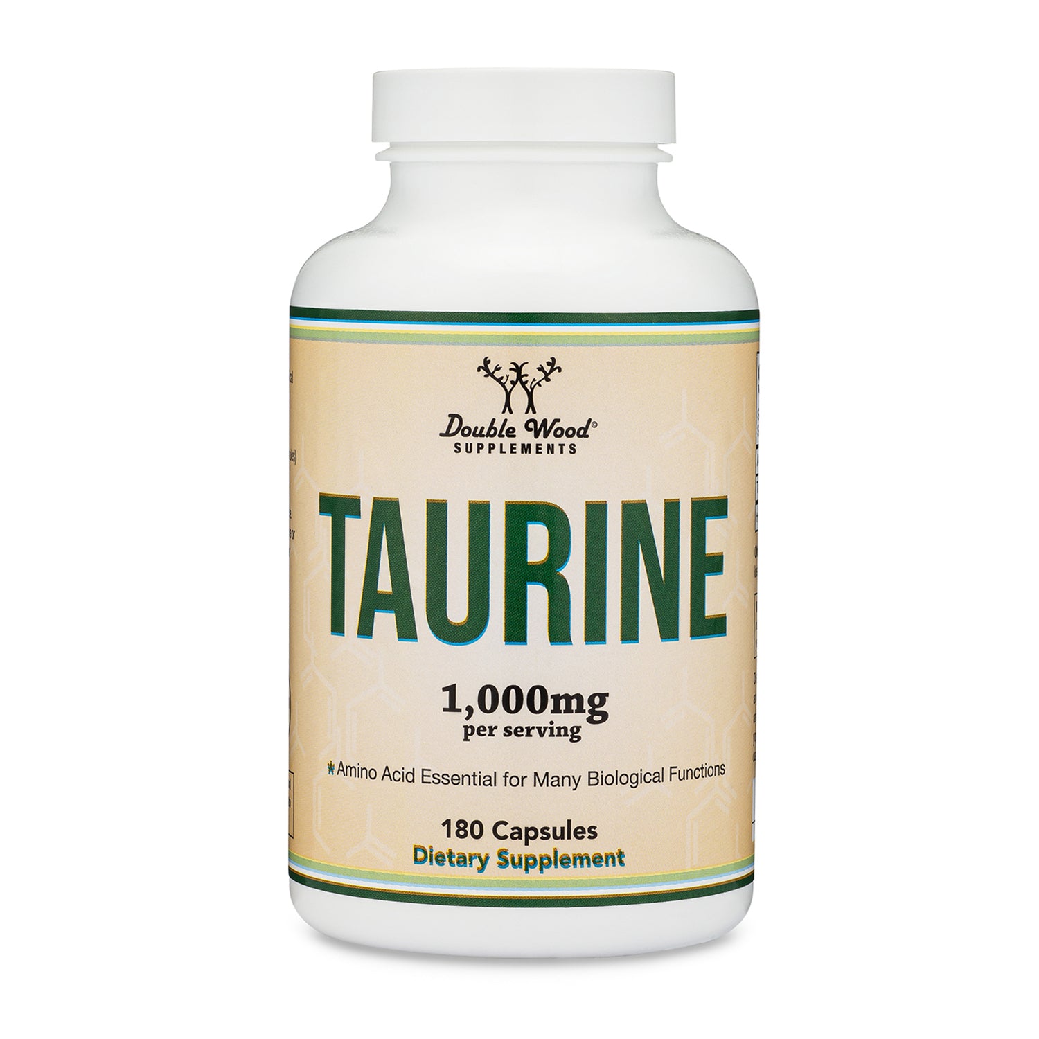 Taurine by Double Wood Supplements: Support Heart Health & Longevity