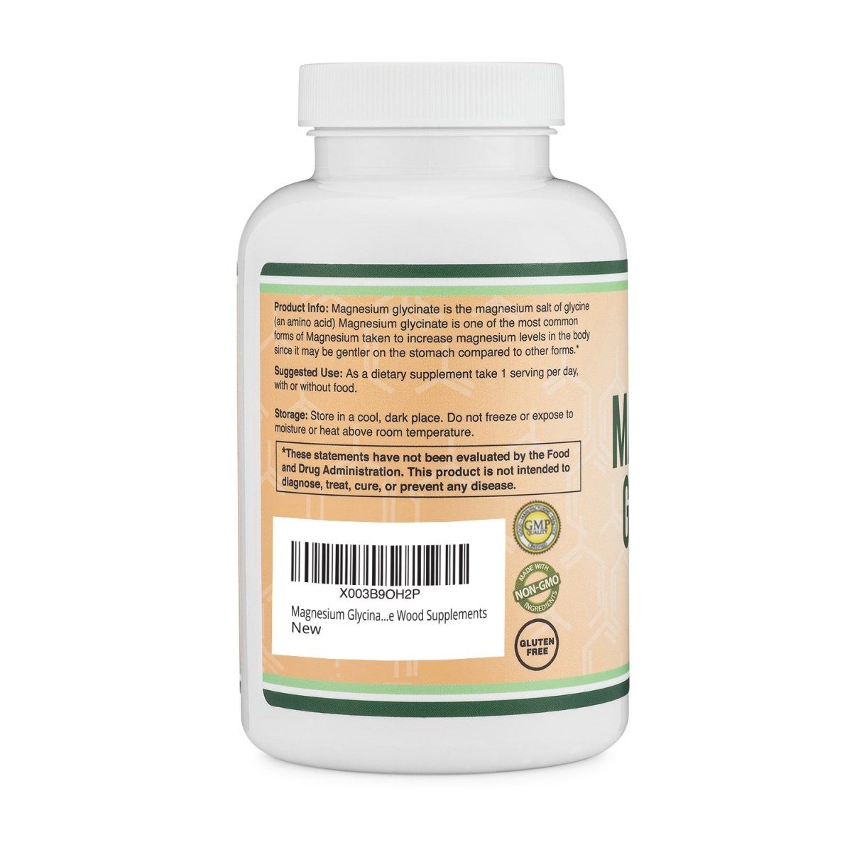 Magnesium Glycinate Double Pack - Double Wood Supplements