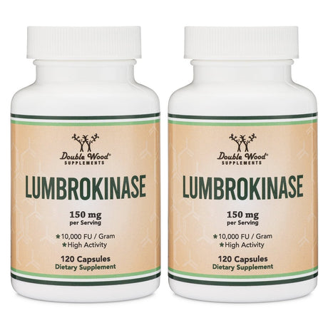 Lumbrokinase Double Pack - Double Wood Supplements