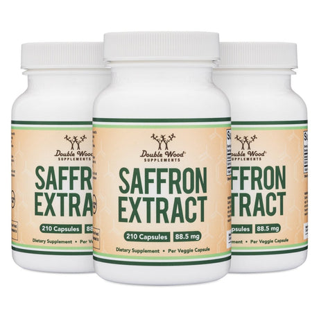 Saffron Extract Triple Pack - Double Wood Supplements