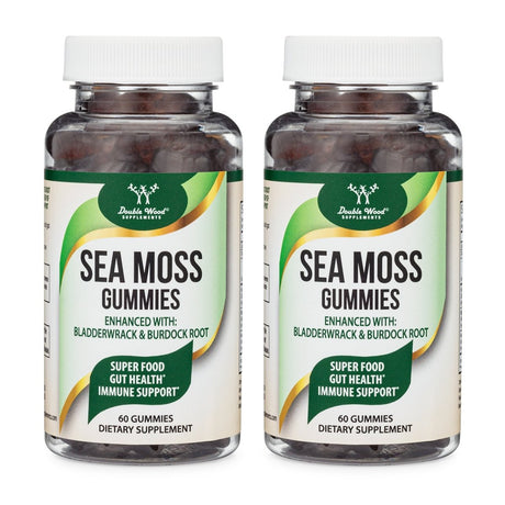 Irish Sea Moss Gummies Double Pack - Double Wood Supplements