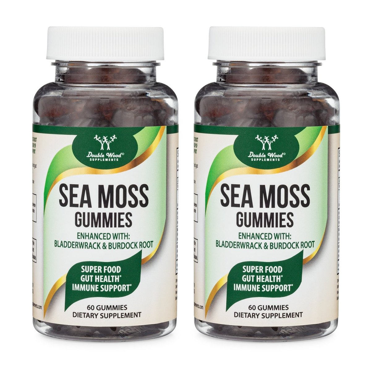 Irish Sea Moss Gummies Double Pack - Double Wood Supplements
