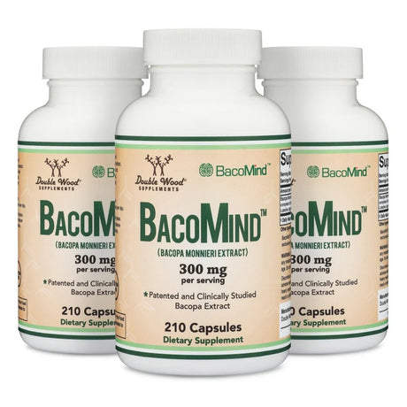 Bacomind Bacopa Extract Triple Pack - Double Wood Supplements