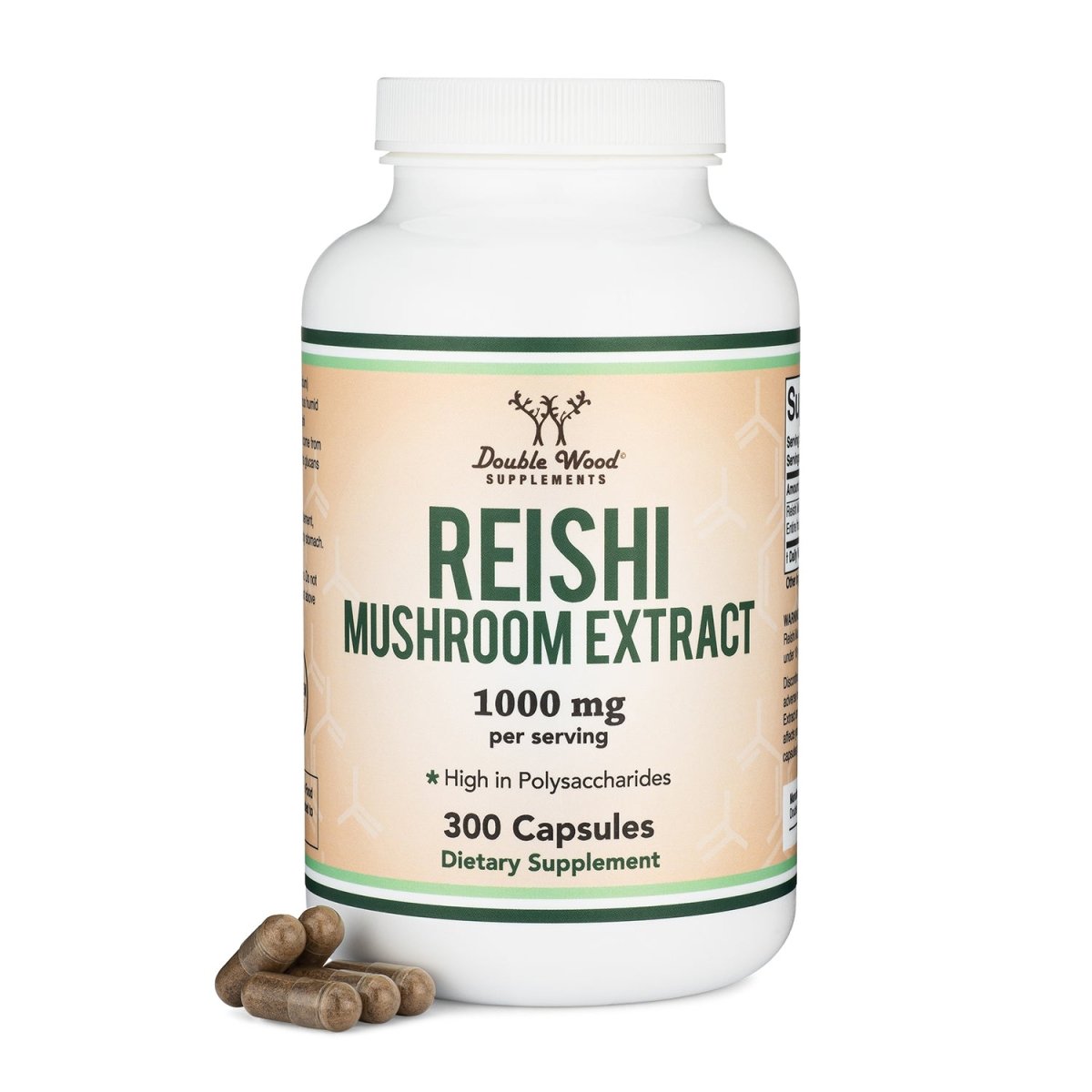 Reishi Mushroom Extract Double Pack - Double Wood Supplements
