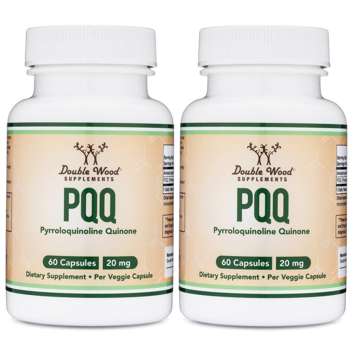 PQQ Double Pack - Double Wood Supplements