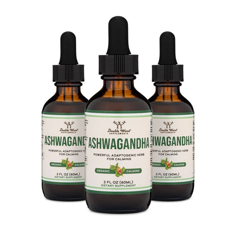 Ashwagandha Drops Triple Pack - Double Wood Supplements