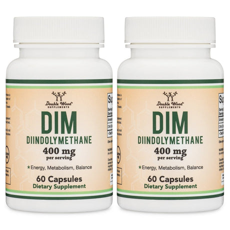 DIM (Diindolylmethane) Double Pack - Double Wood Supplements
