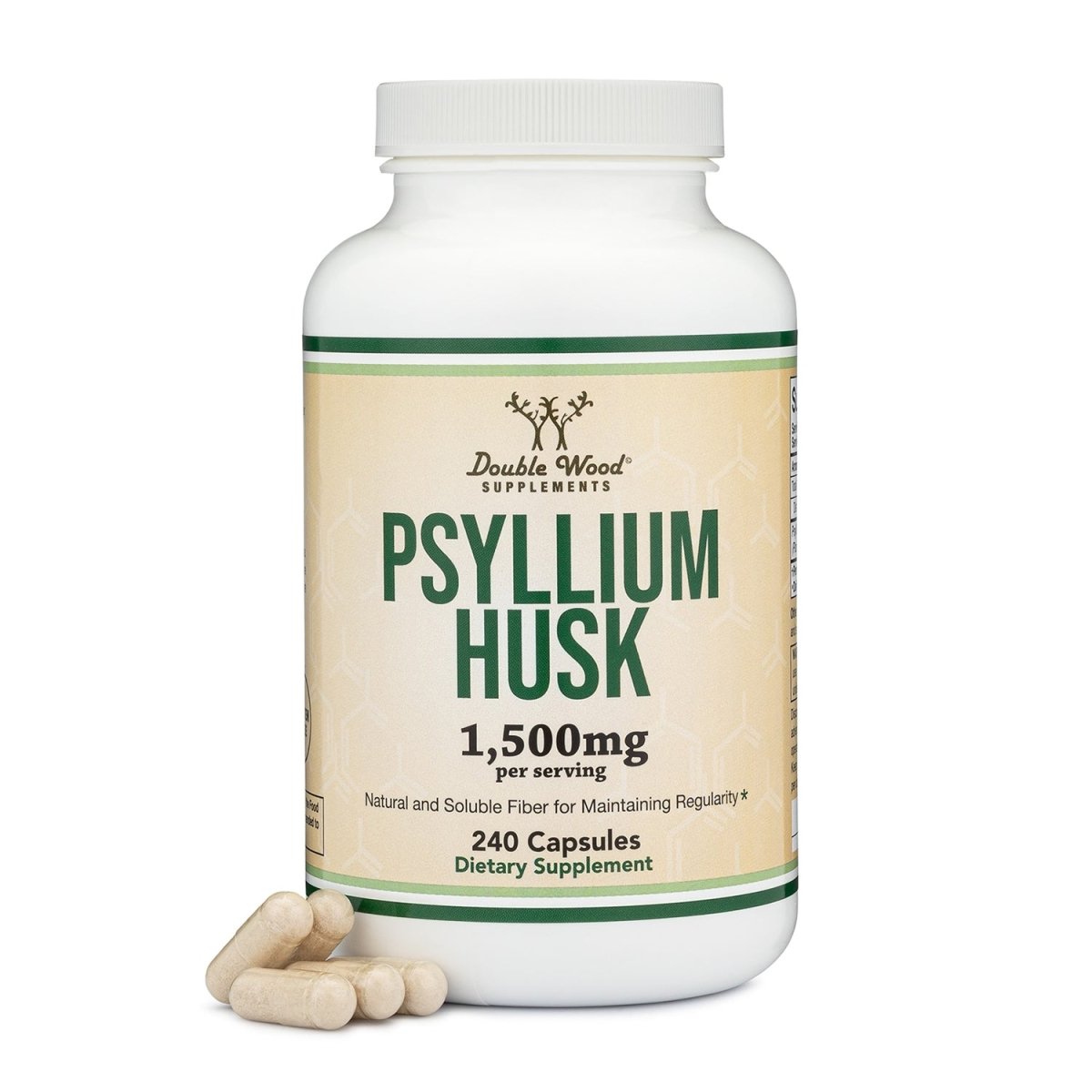 Psyllium Husk Double Pack - Double Wood Supplements
