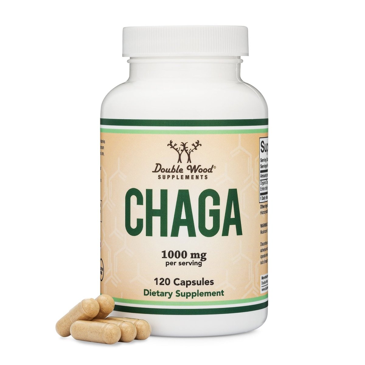 Chaga Mushroom Double Pack - Double Wood Supplements