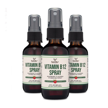 Vitamin B12 Spray Triple Pack - Double Wood Supplements