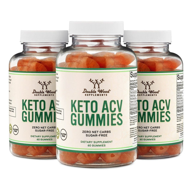 Keto ACV Gummies Triple Pack - Double Wood Supplements