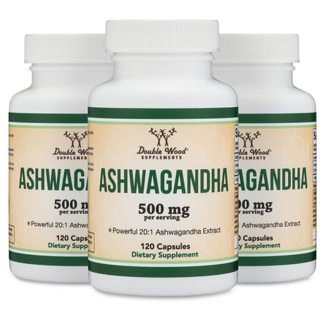 Ashwagandha Triple Pack - Double Wood Supplements