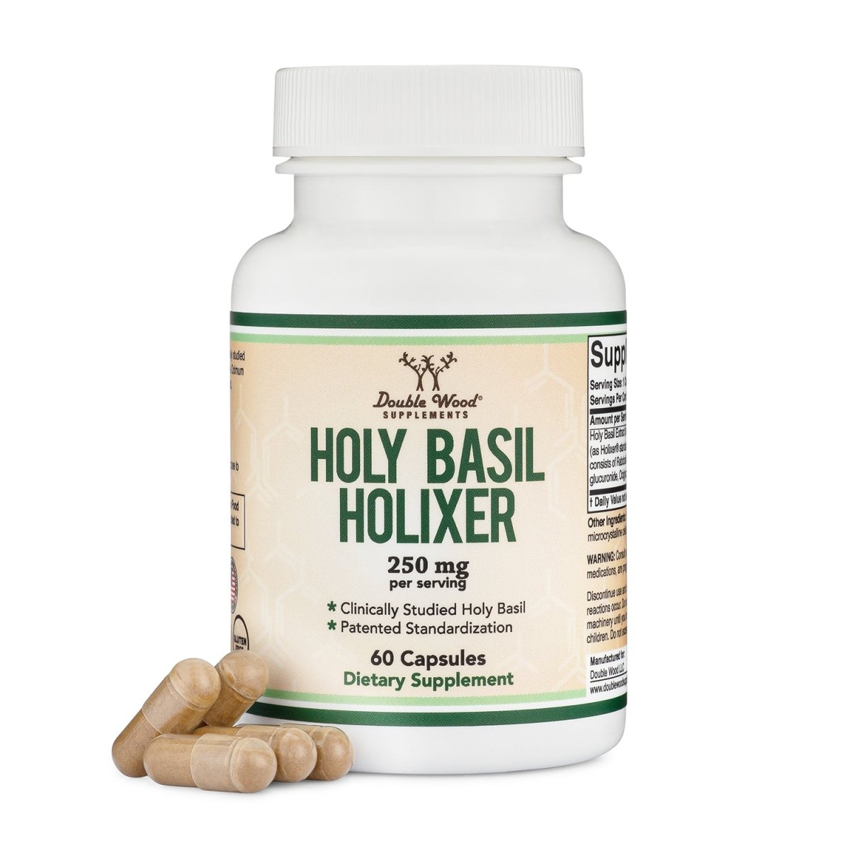 Holixer Holy Basil Extract Triple Pack - Double Wood Supplements