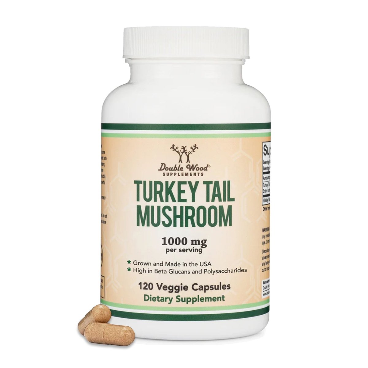 Turkey Tail Mushroom Triple Pack - Double Wood Supplements
